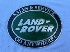 Land Rover Sales & Service Sign