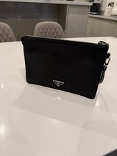 PRADA Triangle Clutch Bag
