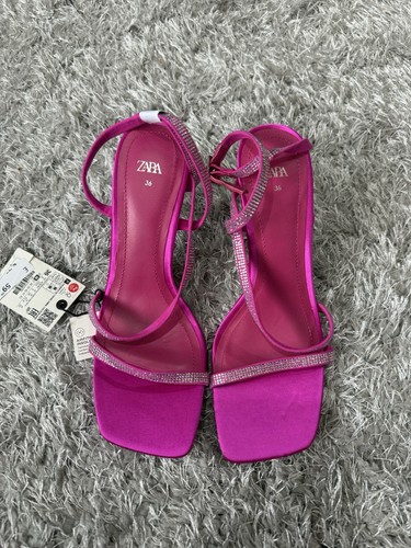 Zara strappy sandals ankle - strappy,