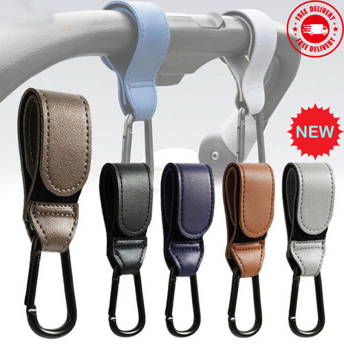 Leather buggy clips pram - buggy,
