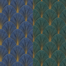 Erismann Blue/Green Art Deco