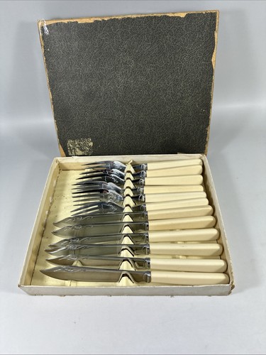 Vintage fish cutlery - fish, 12-piece