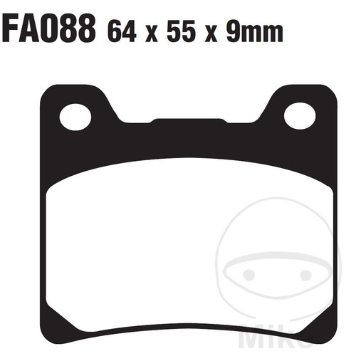 Ebc sintered brake pads epfa - sintered,
