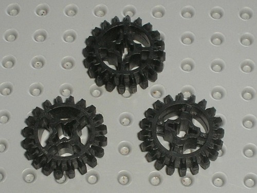 Lego technic gear black - x,