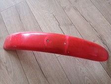 TRIALS BIKE FRONT MUDGUARD - RED - USED