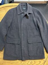 Thomas Nash Size Medium Coat Dark Brown Wool mix 