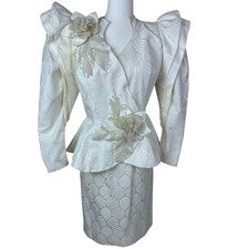 Cache Women's lvory Pearl 2 Pc