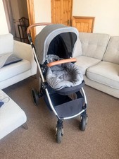 Cuggl deluxe pushchair ebony - deluxe,