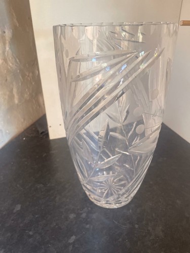 Decorative cut glass - decorative, vase
