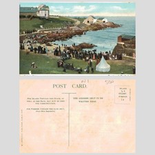 Vintage Postcard - Bathing