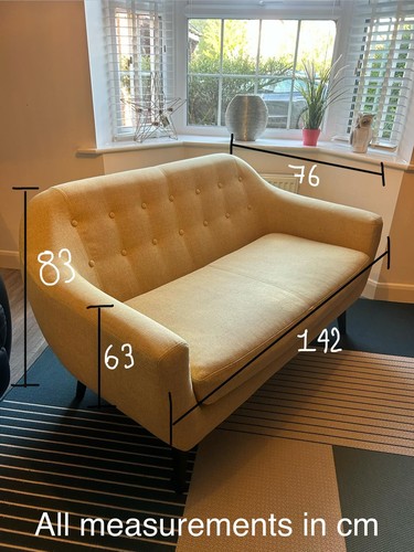 Made com sofa seater used - 2,