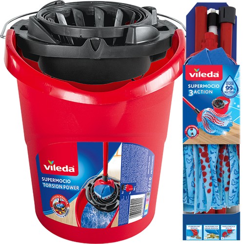 Vileda mop and bucket set - and,