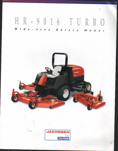 Jacobsen 9016 turbo - jacobsen, turbo"