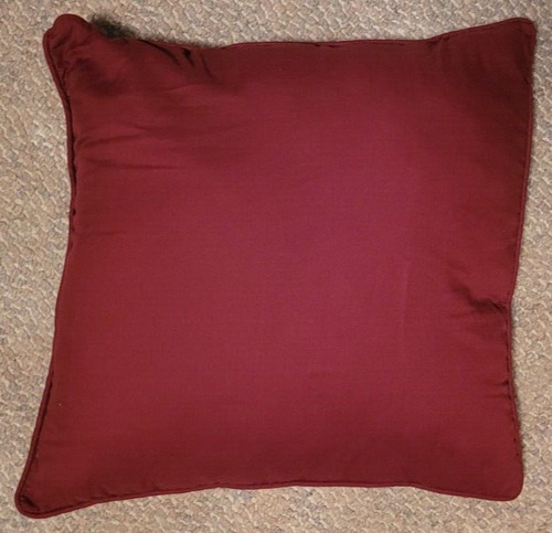 Burgandy throw pillow square - burgandy,