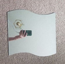 Waved wall mirror Stick on Wall   