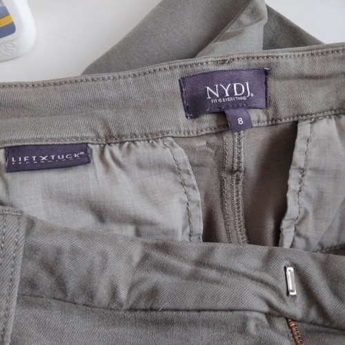 Nydj khaki suresoft jeans with - khaki,