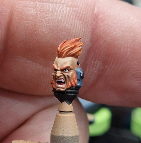 Warhammer painted heads 40k - warhammer,