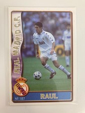 MC MUNDICROMO LA LIGA 1996/97 RAUL REAL MADRID BASE NO. 107.