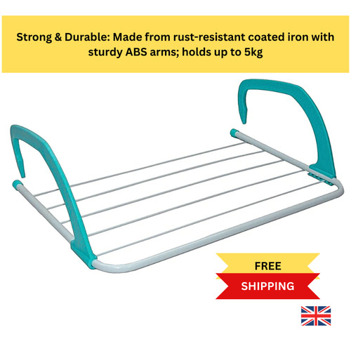 Over radiator airer bar - over,