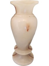 Ceramic Onyx Vase Ornate Multicolour Striations Decorative Piece