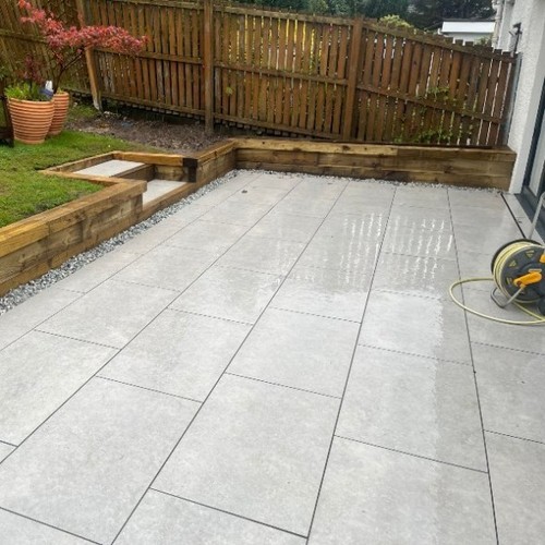Blue stone grey porcelain - blue,
