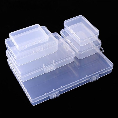 Storage boxes with lids - with, clear