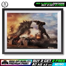 GODZILLA VS KING KONG Wall Art