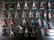 Airfix 1/32 - WATERLOO BRITISH INFANTRY Complete Set Painted/Undercoated