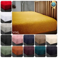 Teddy Bear Fleece Fitted Bed Sheet Soft Warm & Cosy Bedding Single Double King