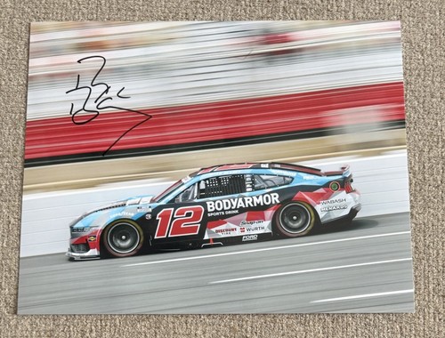 Ryan blaney signed 8x10 photo - signed,