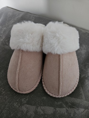 Ladies pink slippers mule - tu,