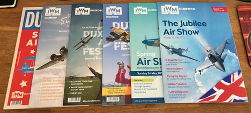 Duxford air show programmes - air,