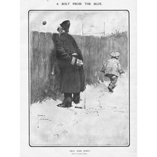 LAWSON WOOD Jolly Good Sport Antique Print 1910