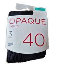 Boots Small Black 40 Denier