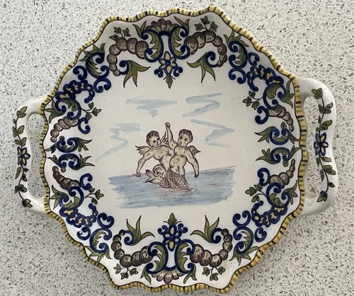 French faience handled - faience,