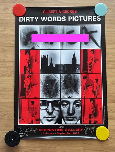 Signed gilbert george - george, poster