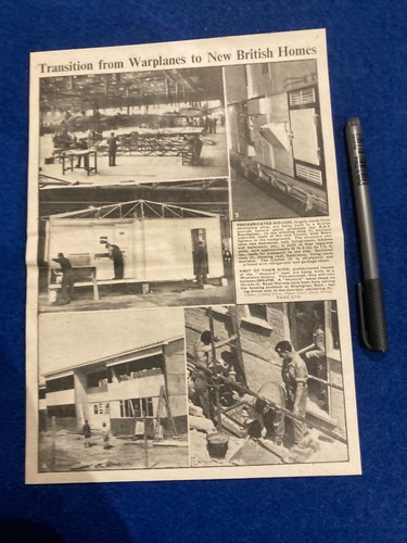 Vintage 1945 prefab houses - vintage,
