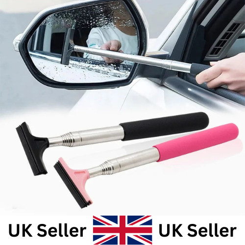 Rear view mirror - view, wiper