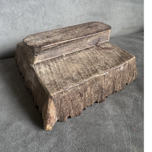 Antique wooden fabric textile - antique,