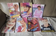 6 VINTAGE MACHINE KNITTING
