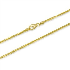 2mm 18K Gold Plated Sterling