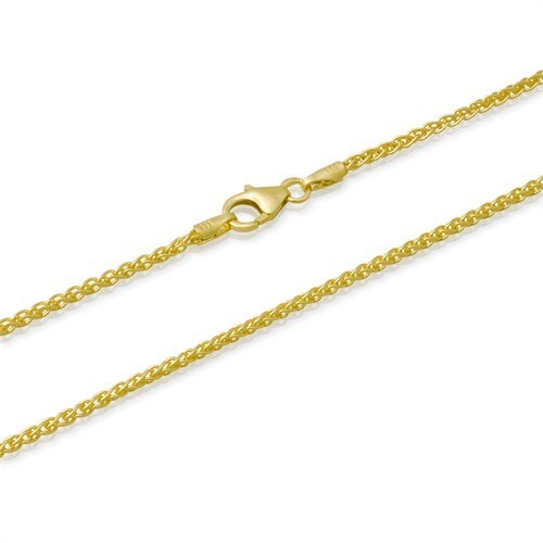 2mm 18k gold plated sterling - 2mm,