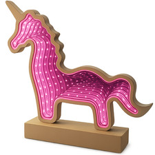 Wooden Frame Pink Unicorn
