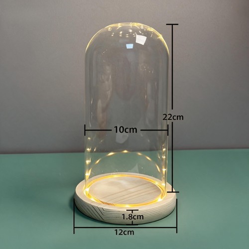 Luminous glass dome display - luminous,