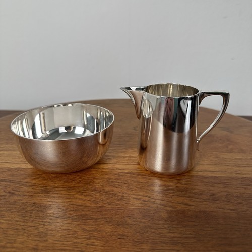 Antique silver plate milk - silver,