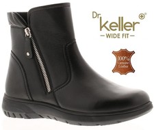 WOMENS BLACK WIDE E FIT