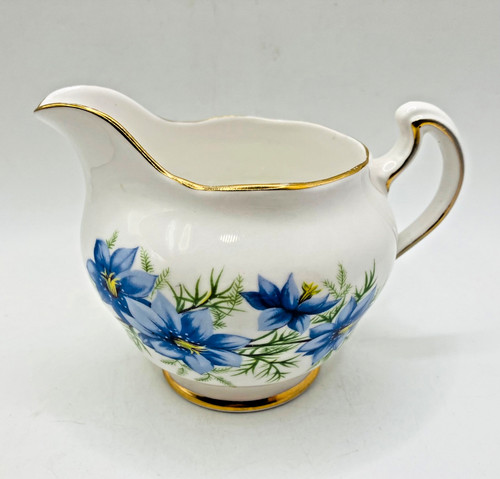 Vintage colclough nigella blue - vintage,