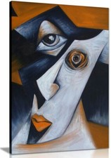 Cubism Harlequin Modern Canvas