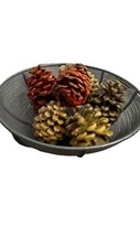 Waxed Wax Pine Cone Fire