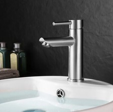 Mono Basin Mixer Tap - Brushed